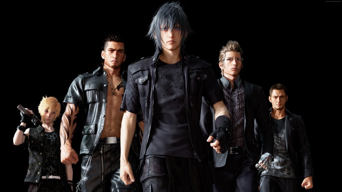 Noctis and friends from Final Fantasy XV
