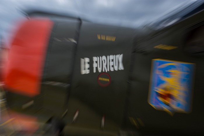Airplane "Le Furieux" with emblem