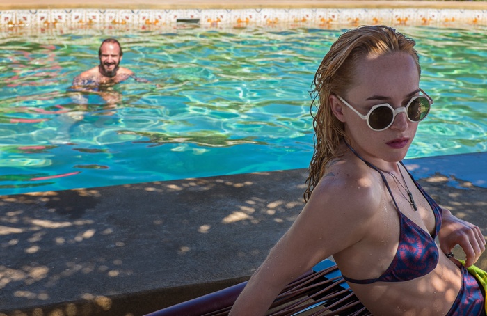 Dakota Johnson and Matthias Schoenaerts in A Bigger Splash
