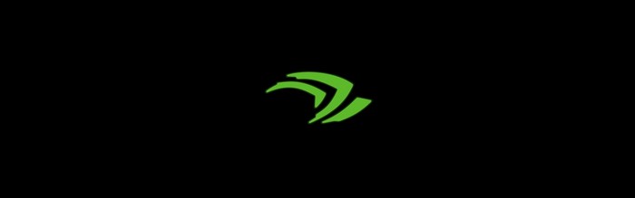 Nvidia logo on black background