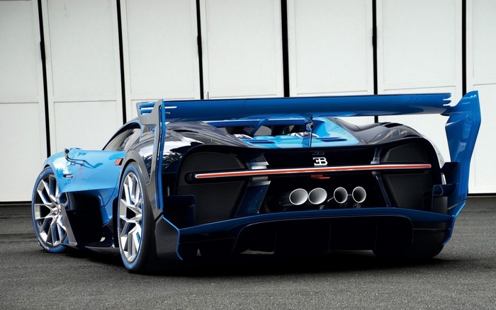 Bugatti Vision Gran Turismo rear view