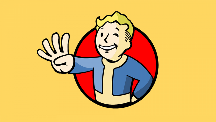 Vault Boy from Fallout giving a thumbs up