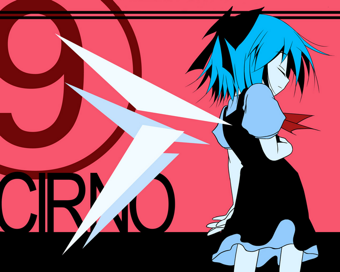 Cirno from Touhou Project illustration