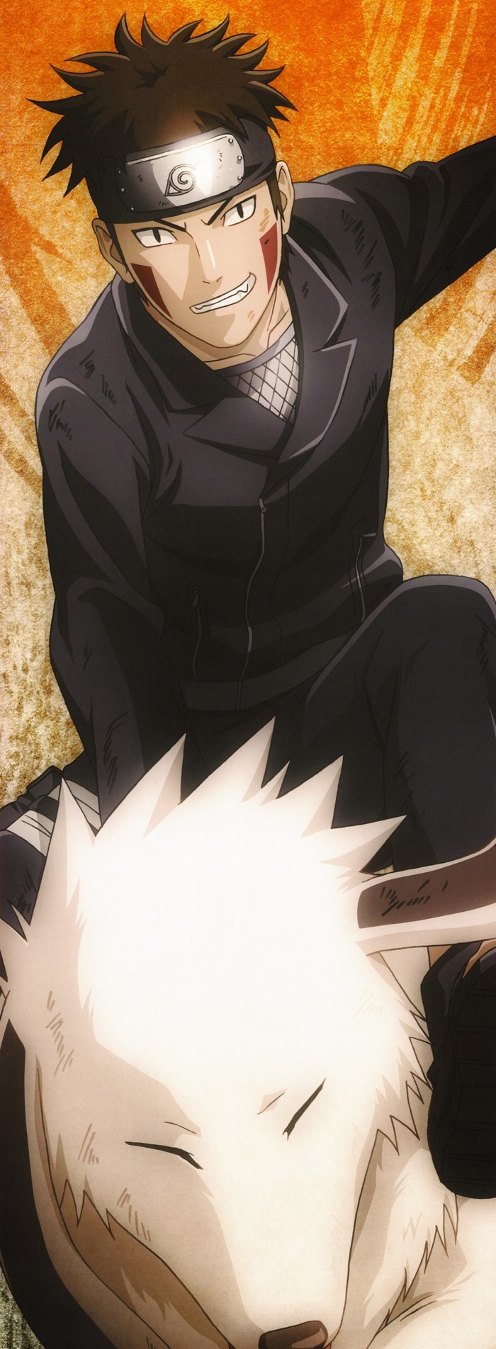 Inuzuka Kiba and Akamaru from Naruto Shippuden