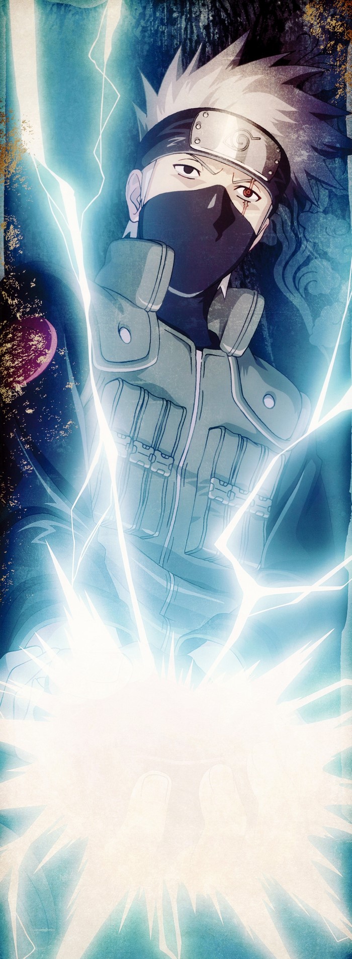 Hatake Kakashi from Naruto Shippuden using Chidori