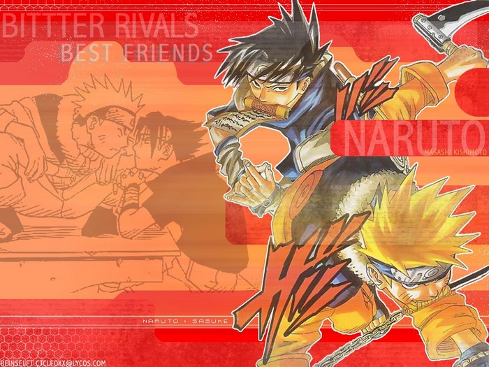 Naruto and Sasuke from Naruto Shippuden