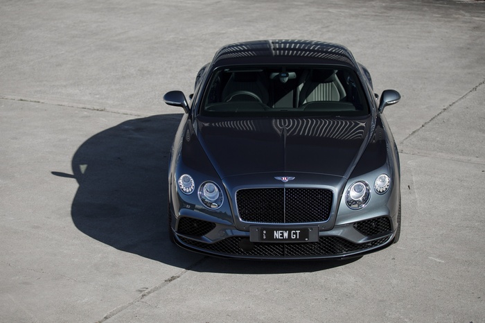Bentley Continental GT V8 S on concrete
