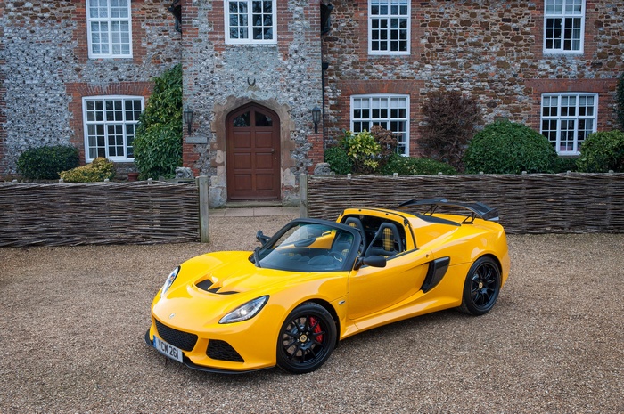 Yellow Lotus Exige Sport 350 Roadster