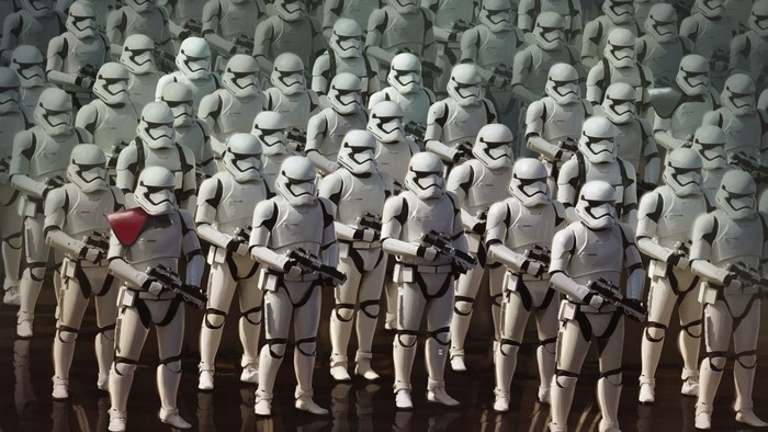 Star Wars Stormtrooper Army Formation