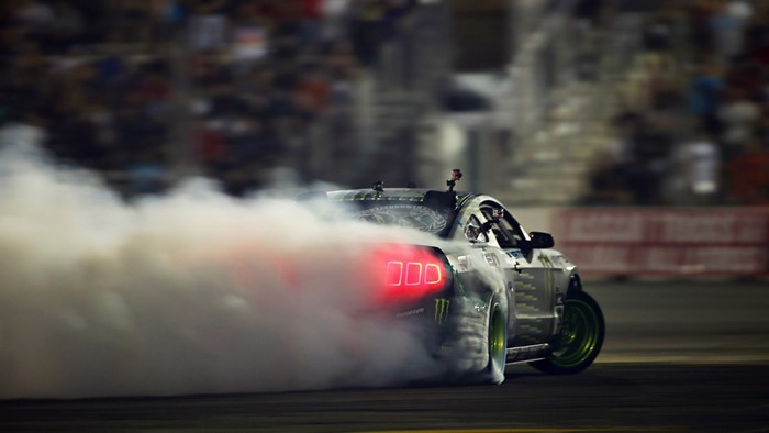 Monster Energy Ford Mustang Drifting