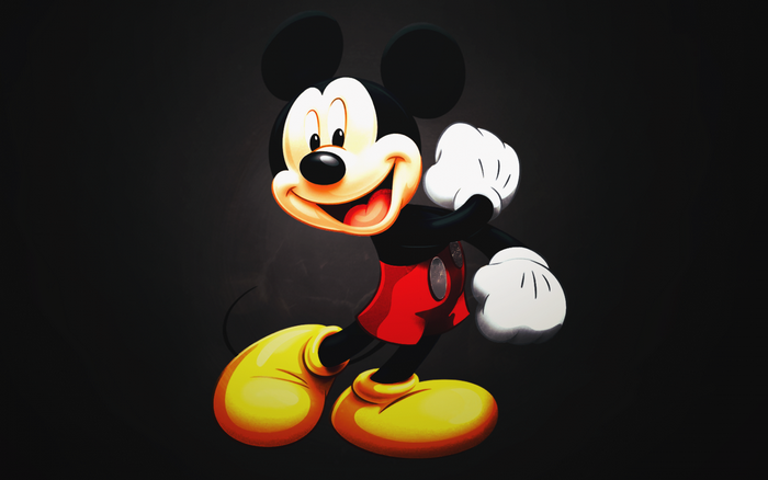Mickey Mouse Classic Cartoon Illustration