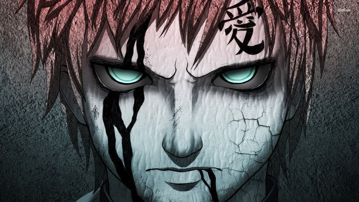 Gaara Intense Close-Up from Naruto Shippuuden