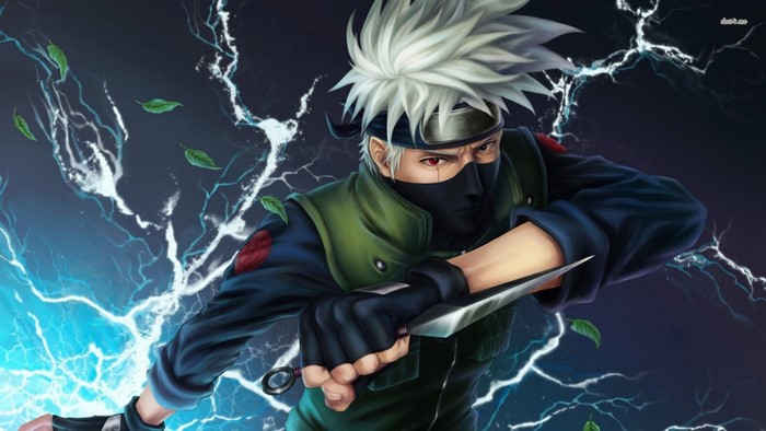 Kakashi Hatake from Naruto Shippuden with Kunai