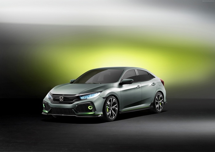 Honda Civic Hatchback Prototype at Geneva Auto Show 2016