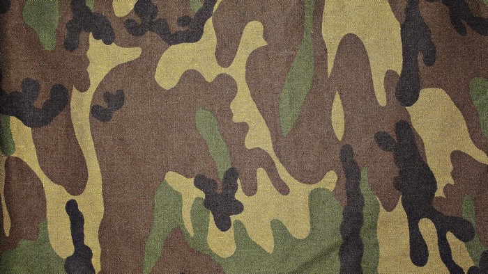 Camouflage pattern textile