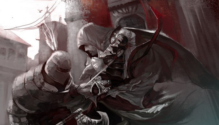Assassin from Assassin's Creed in combat