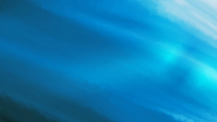 Abstract blue light streaks underwater