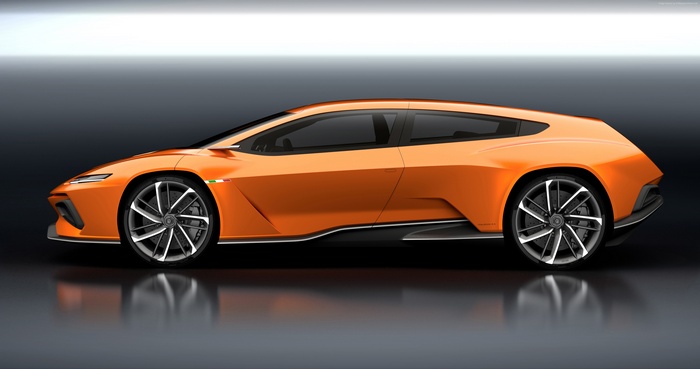 Lamborghini GT Zero electric shooting brake concept car