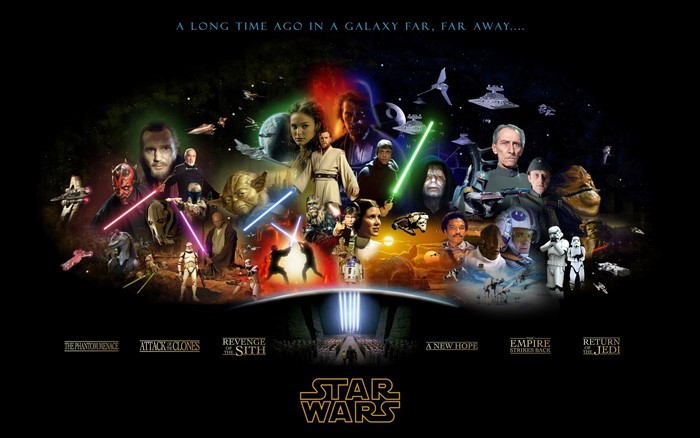 Star Wars Saga Collage