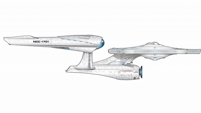 Star Trek Enterprise NCC-1701 and Enterprise-D