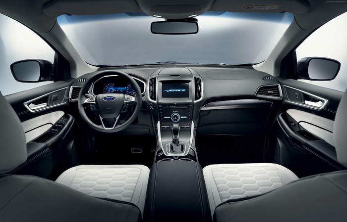 Ford Vignale Edge Interior at Geneva Auto Show 2016