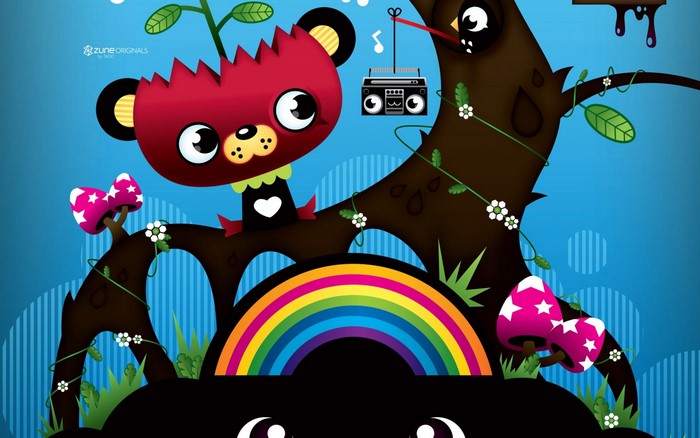 Zune Originals by TADO illustration