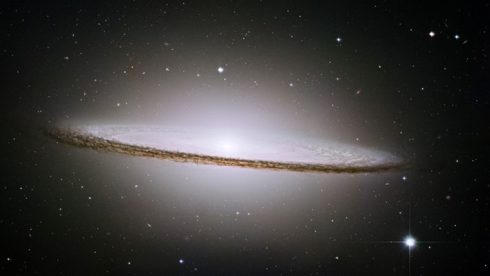 The Sombrero Galaxy in Outer Space