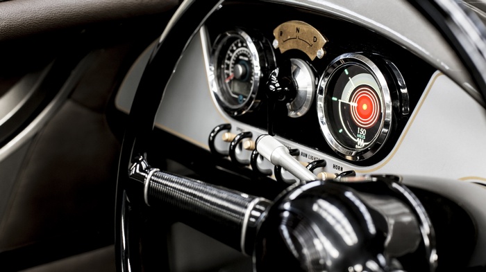 Morgan EV3 3 Wheeler instrument cluster