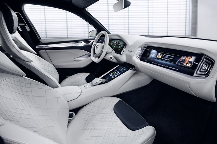 Skoda Vision S interior at Geneva Auto Show 2016