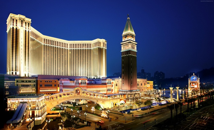 The Venetian Macao at night