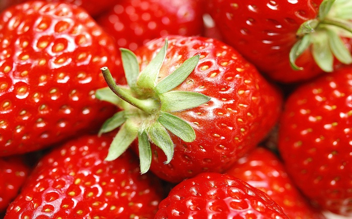 Close-up of fresh strawberries