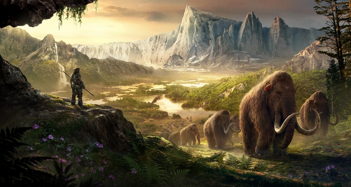 Far Cry Primal: Caveman and Mammoths in a Prehistoric Landscape