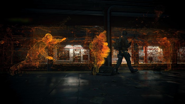Holographic figures in Tom Clancy's The Division