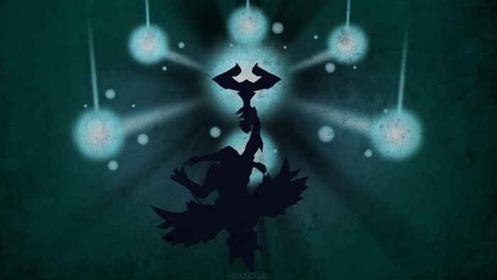 Outworld Devourer from Dota 2 silhouette