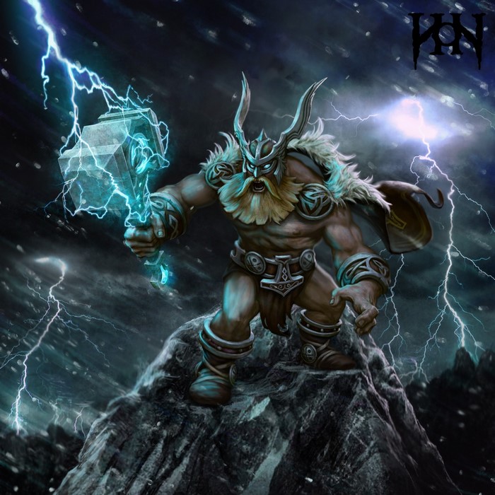 Thunderbringer from Heroes of Newerth with Mjolnir