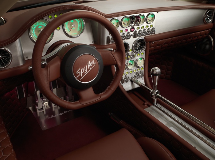 Spyker C8 Preliator Interior Dashboard