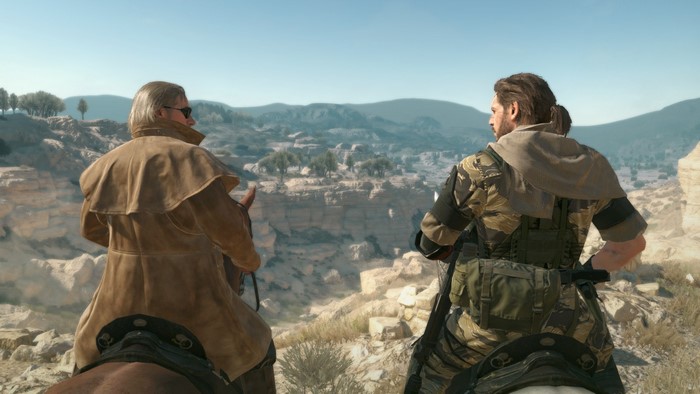 Soldiers on horseback in Metal Gear Solid V