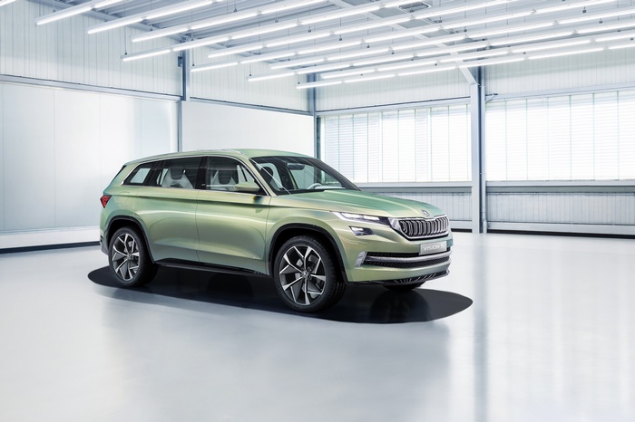 Skoda Vision S Crossover at Geneva Auto Show 2016