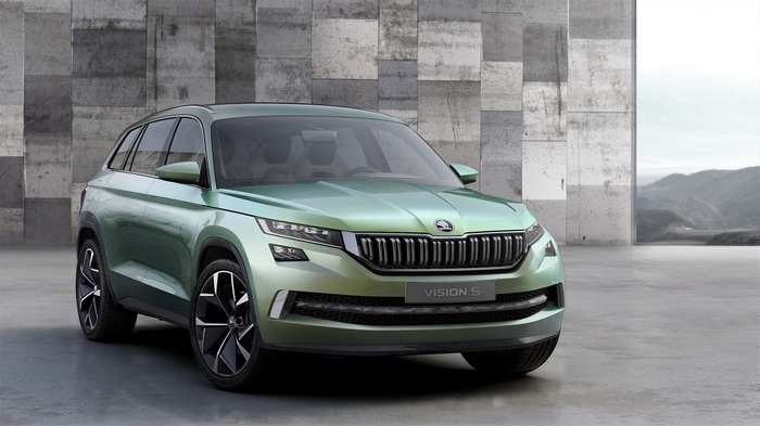 Skoda Vision S crossover at Geneva Auto Show 2016