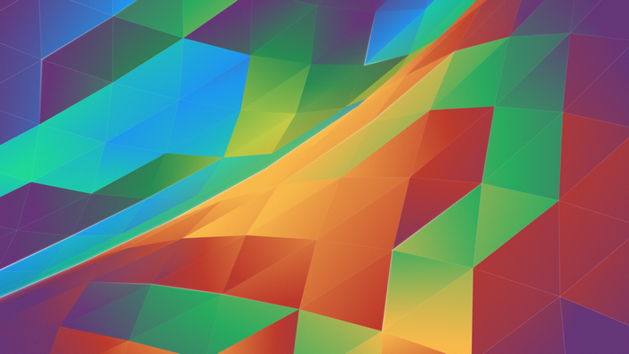 Abstract geometric pattern with gradient colors