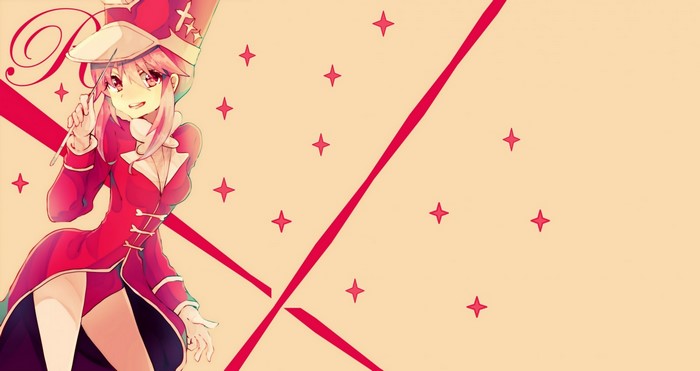 Jakuzure Nonon from Kill la Kill in a red outfit