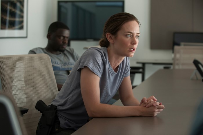 Emily Blunt and Daniel Kaluuya in Sicario