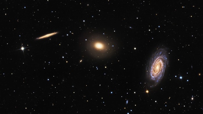 Galaxies and stars in deep space