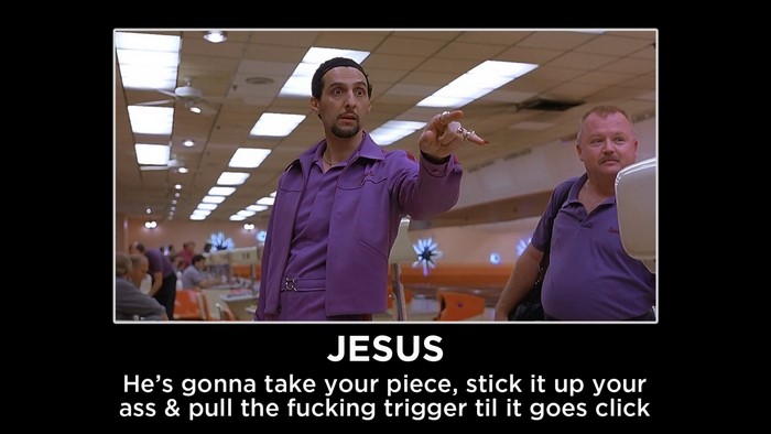 Jesus from The Big Lebowski quote meme