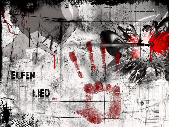 Elfen Lied Anime Poster