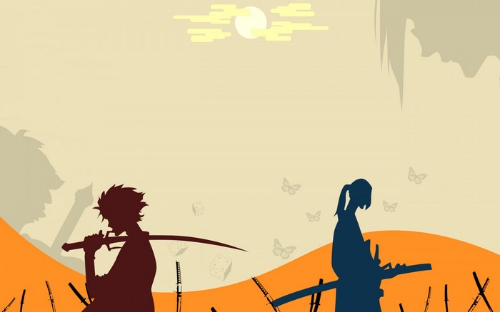 Mugen and Jin from Samurai Champloo