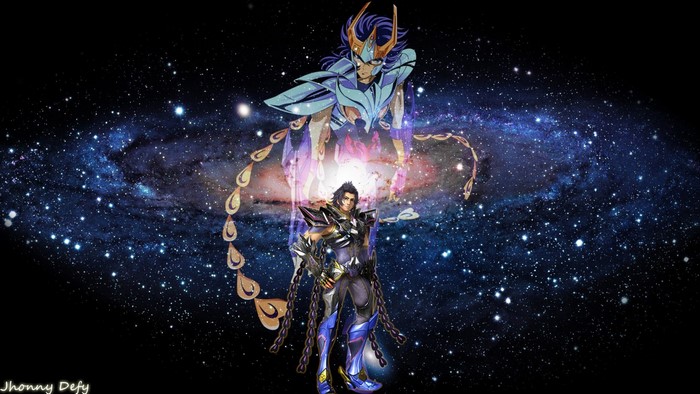 Ikki from Saint Seiya in space