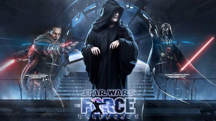 Star Wars The Force Unleashed: Darth Sidious, Darth Vader, and Starkiller