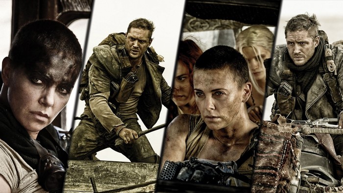 Charlize Theron and Tom Hardy in Mad Max: Fury Road