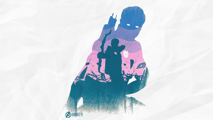 Hawkeye from The Avengers Silhouette